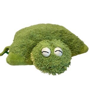 Green My Pillow Pets Frog Plush Pillow 11" Soft Cuddly Toy For Kids & Collectors